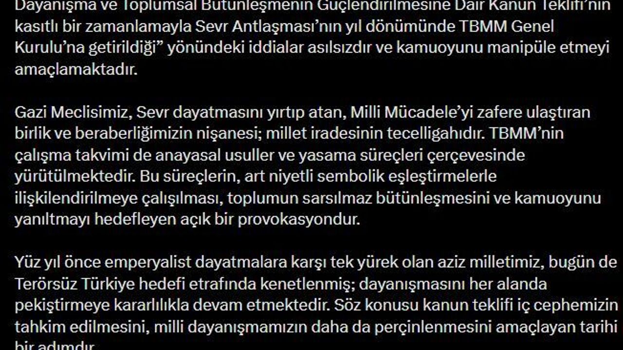Sevr Yıl Dönümü