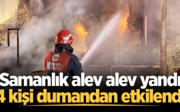 samanlık yangını